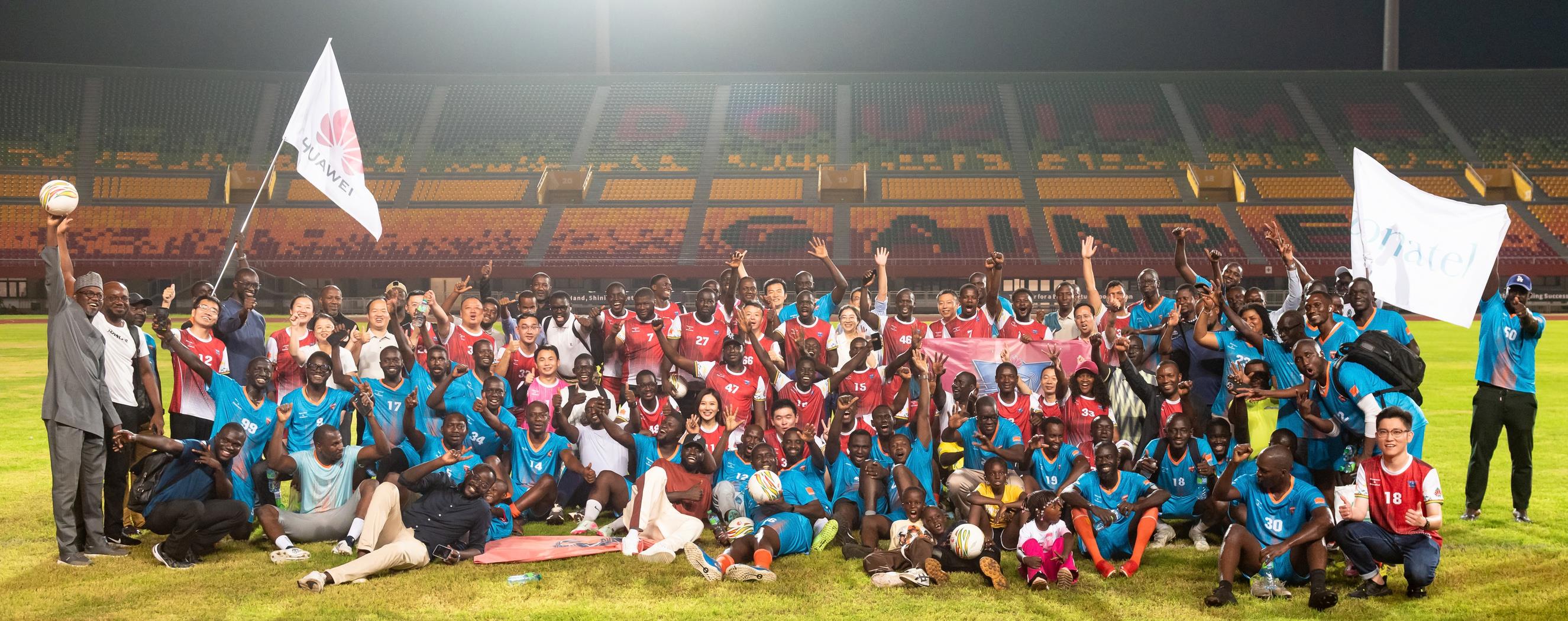 Journée team building dans un stade